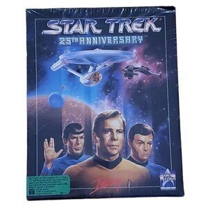 Star‎ Trek 25th Anniversary Collectible Computer Game Interplay 5.25" Disks